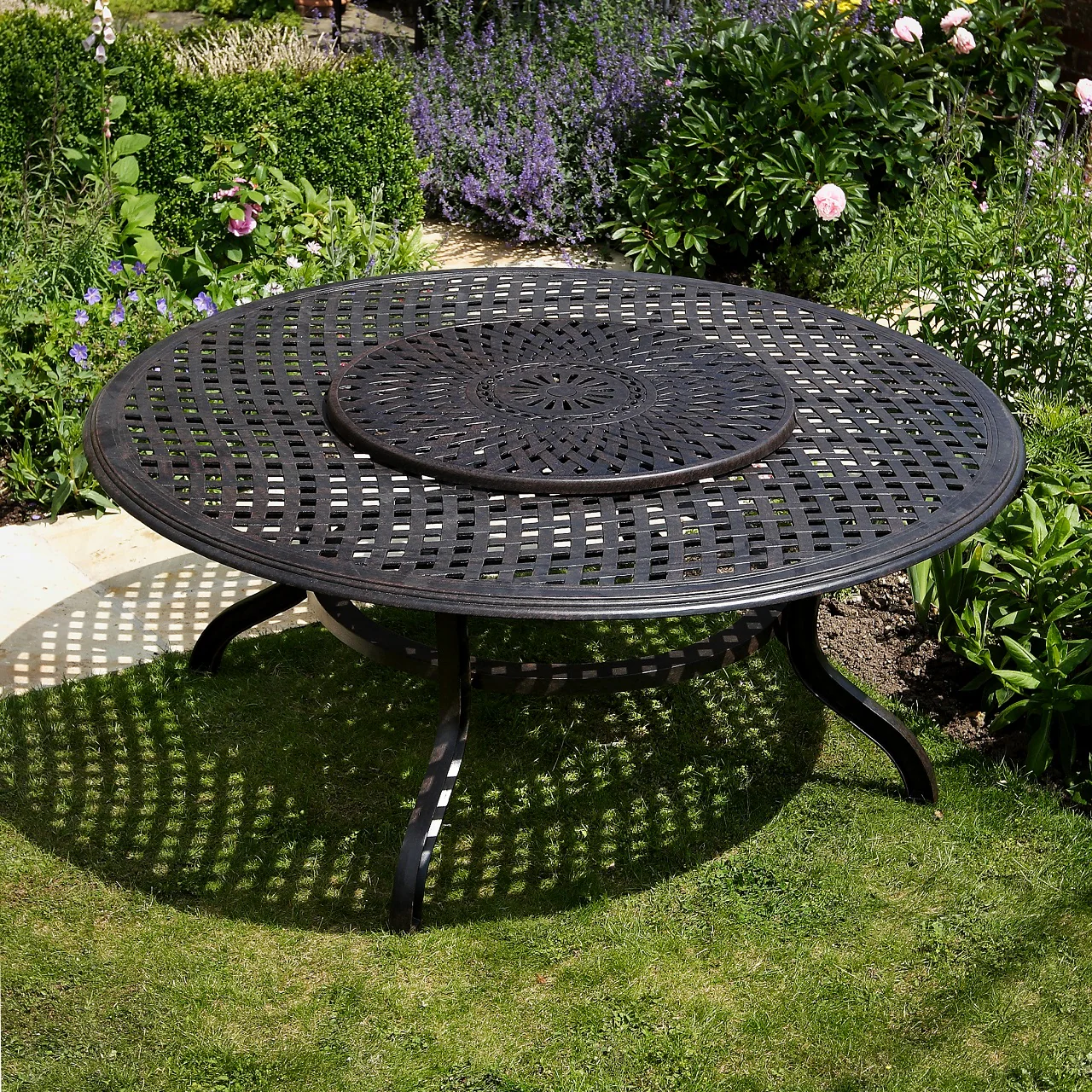Lazy Susan Metro 80cm - Antique Bronze - Image 3