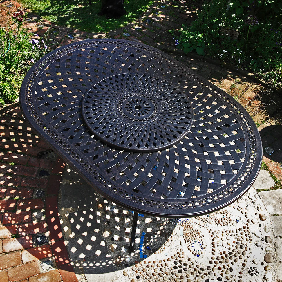 Lazy Susan Metro 80cm - Antique Bronze - Image 4