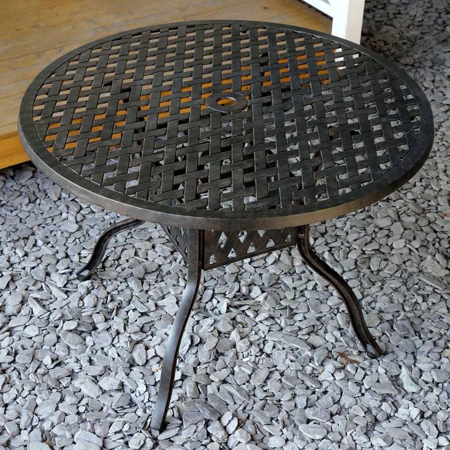 Lisa Table 4 Seater Set - Antique Bronze - Image 7