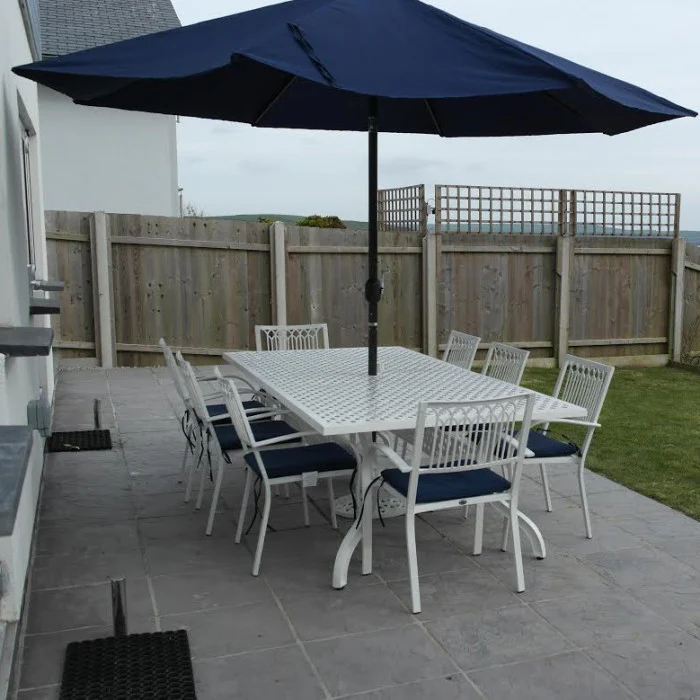 Madison Table 2.6m 10 Seater Set - White - Image 4