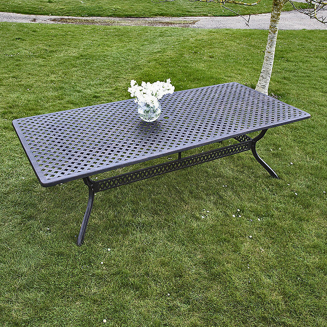 Madison Table 2.6m 8 Seater Set - Antique Bronze - Image 10