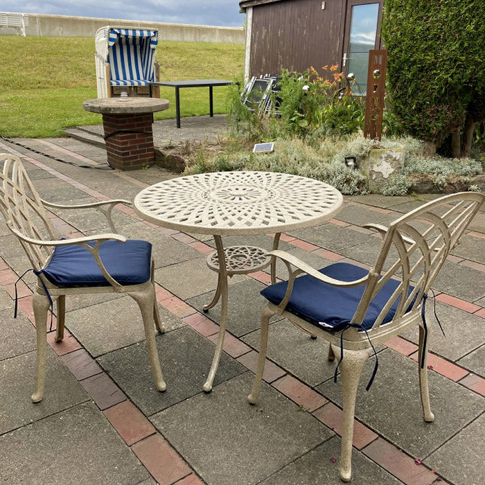 Mia Table 2 Seater Set - Sandstone - Image 7