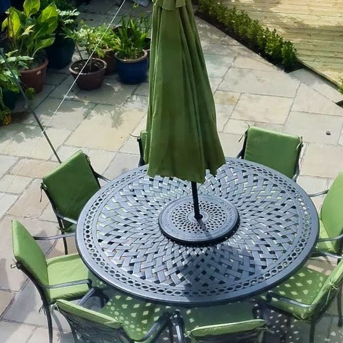 Olivia Table 10 Seater Set - Antique Bronze - Image 10