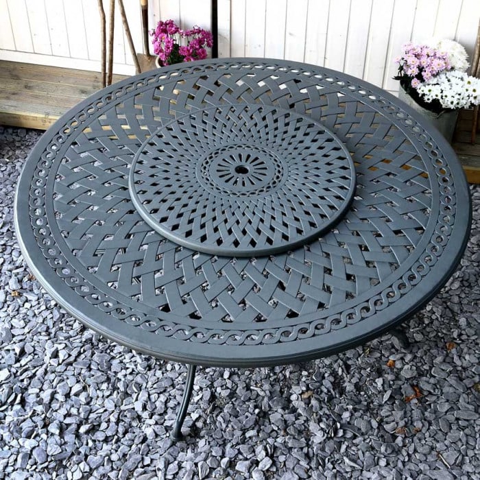Olivia Table 10 Seater Set - Slate - Image 11