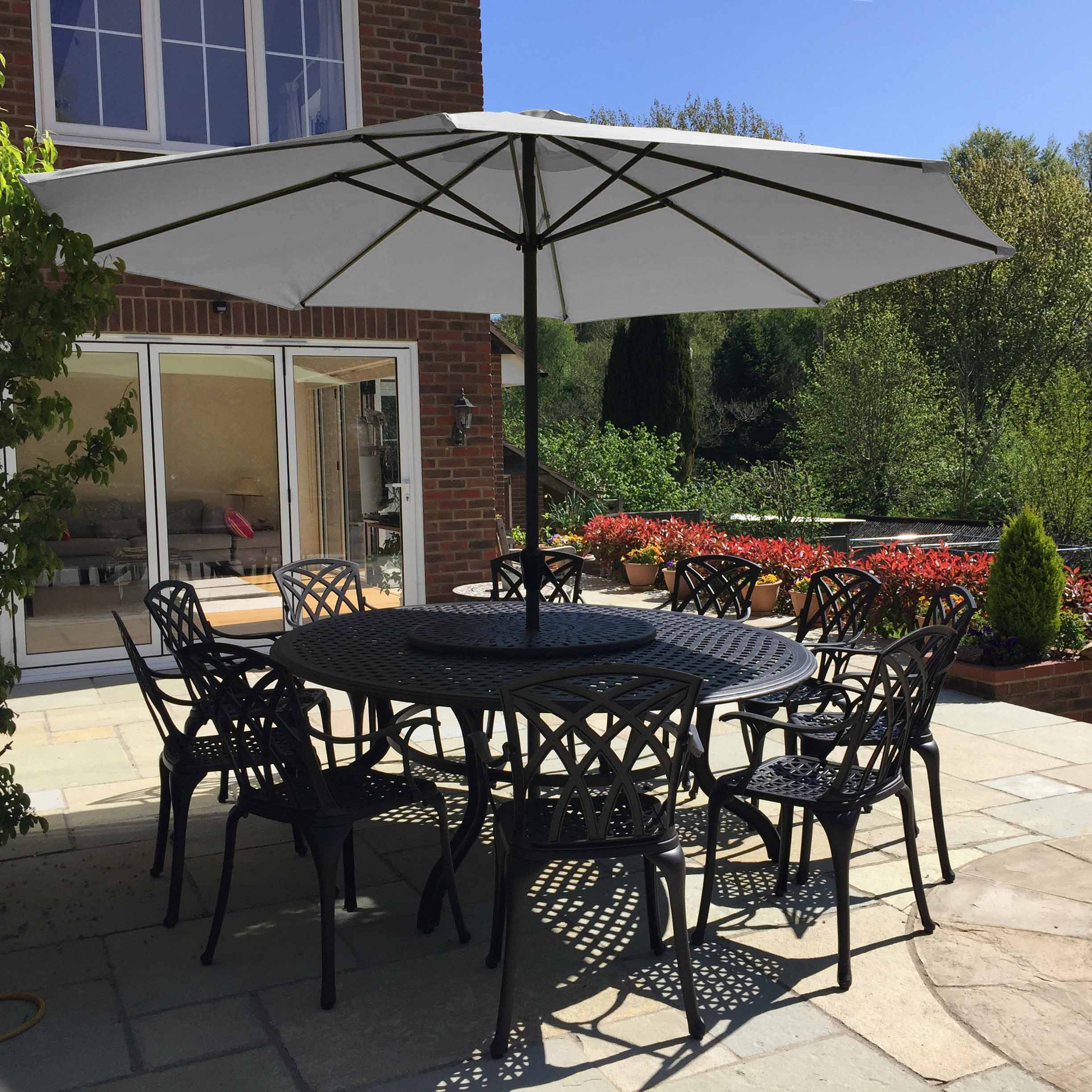 Parasol 3.5m - Grey - Image 3