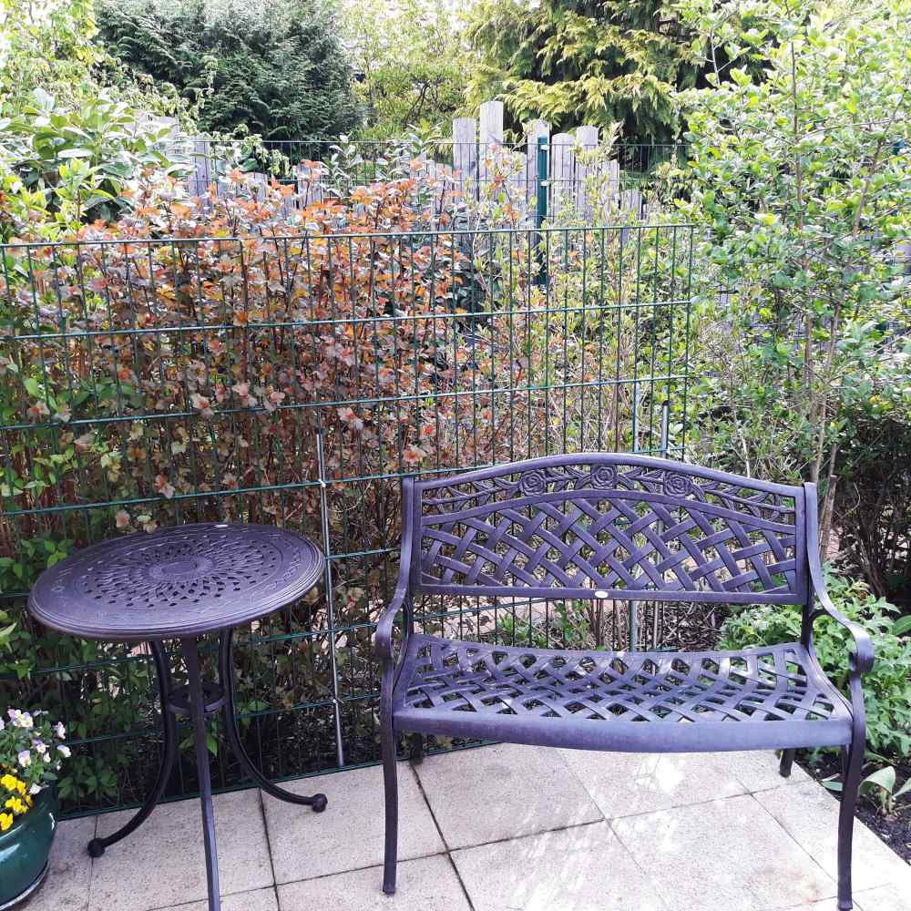 Rose Bench - Antique Bronze - Image 8