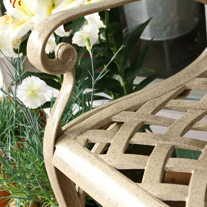 Rose Bench Set - Sandstone - Image 9