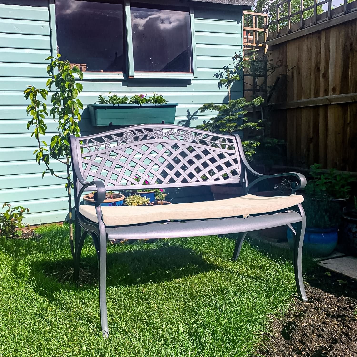Rose Bench Set - Slate - Image 4