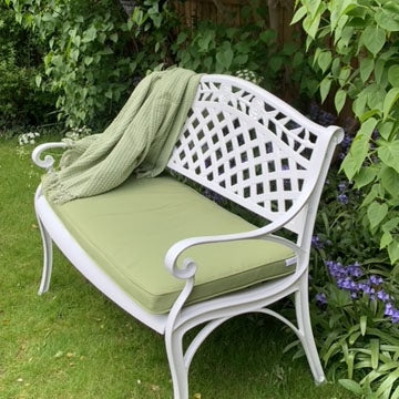 Rose Bench Set - White - Image 12