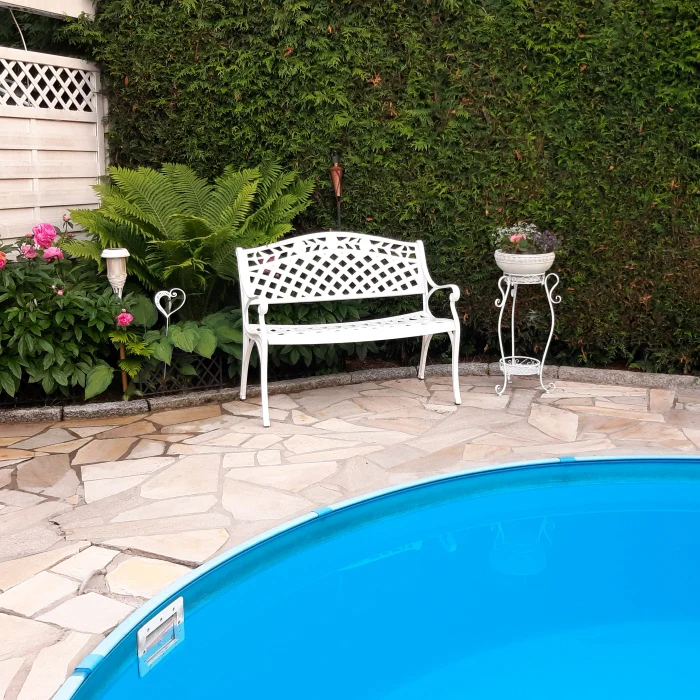 Rose Bench Set - White - Image 9