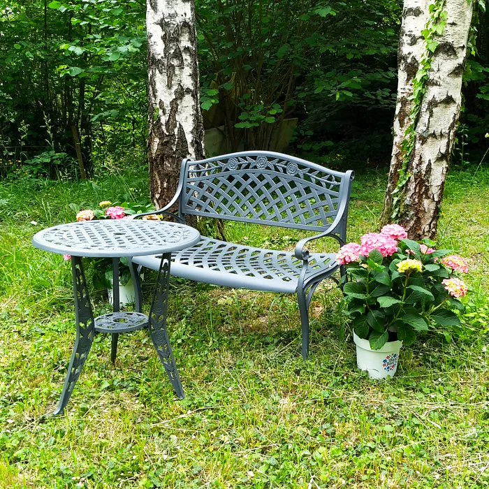 Rose Bistro Table - Slate - Image 2