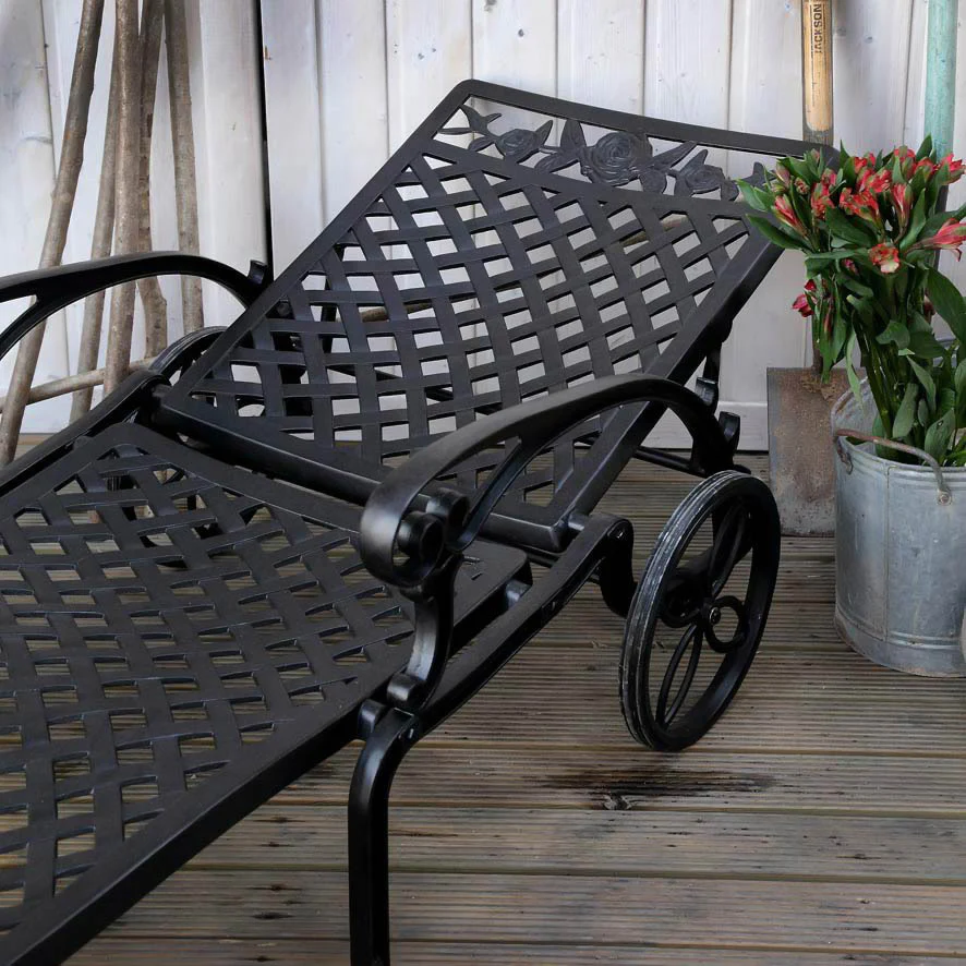 Rose Lounger Set - Antique Bronze - Image 12