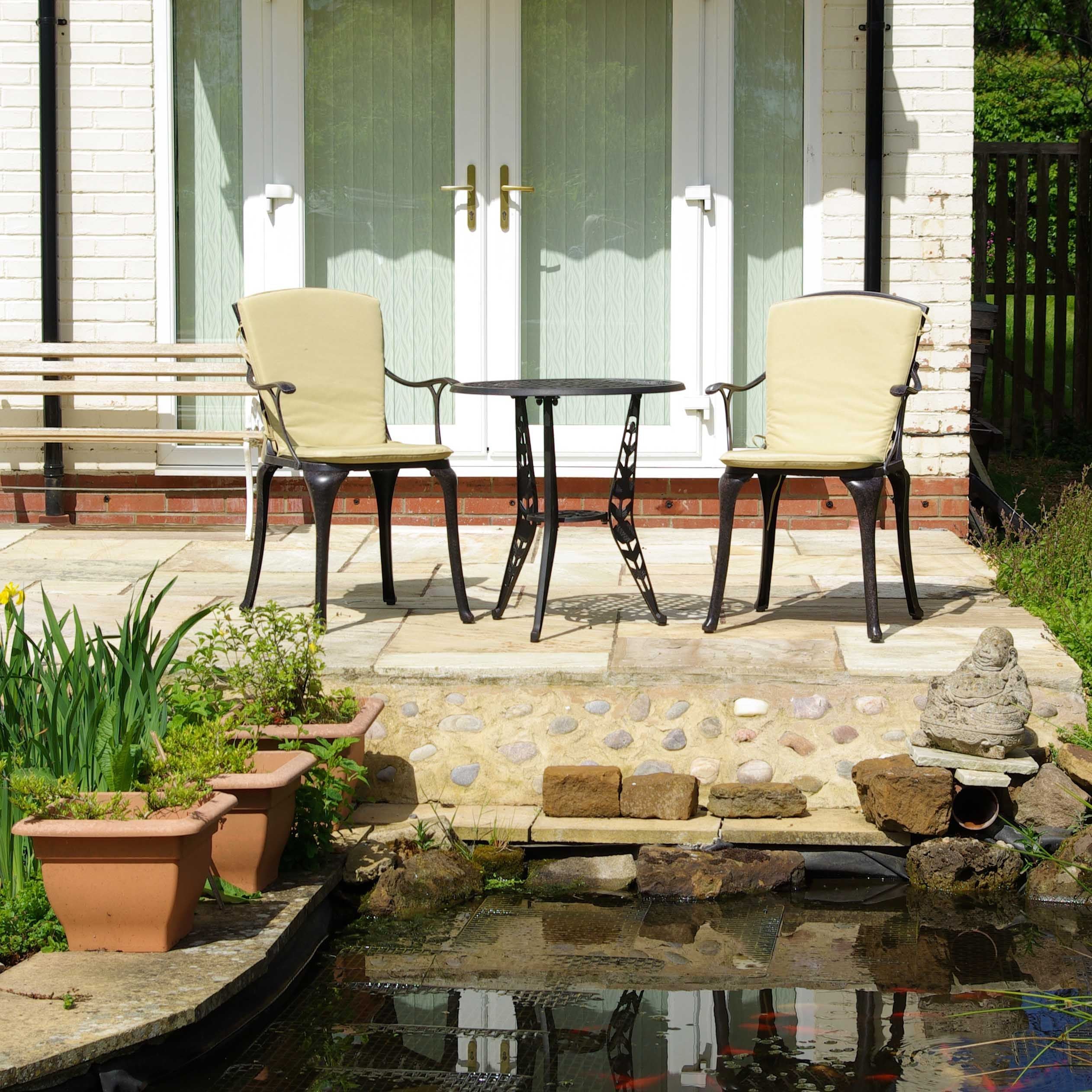 Rose Table 2 Seater Set - Antique Bronze - Image 5