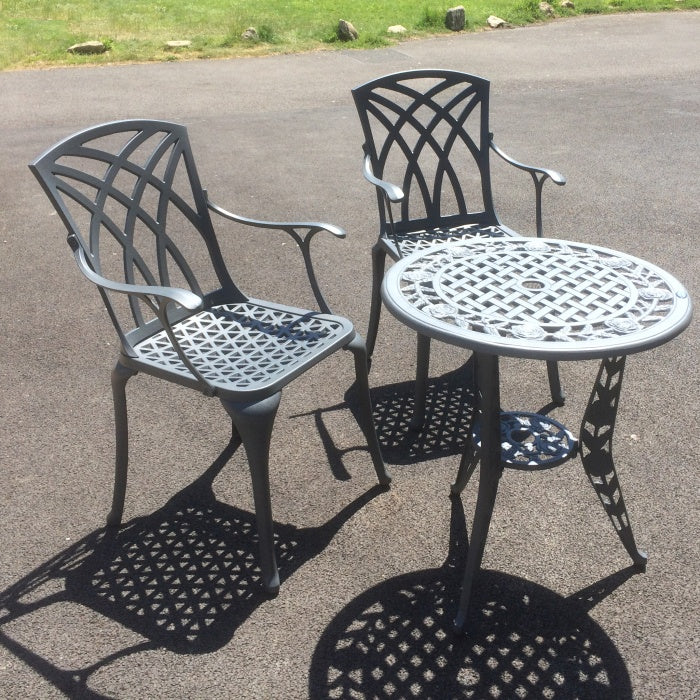 Rose Table 2 Seater Set - Slate - Image 2