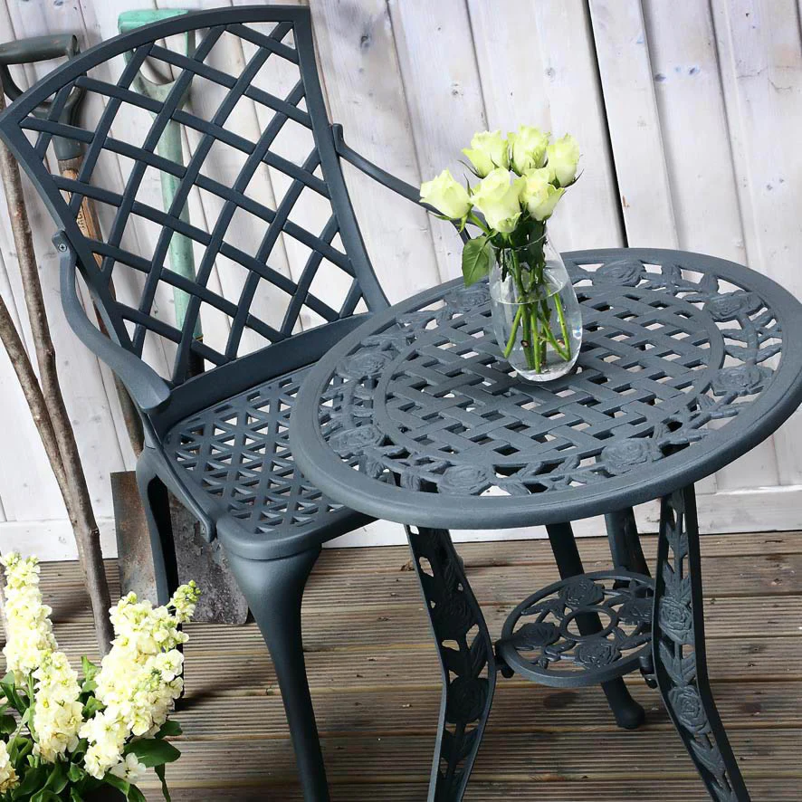 Rose Table 2 Seater Set - Slate - Image 3