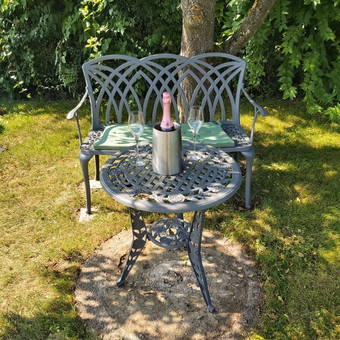 Rose Table 2 Seater Set - Slate - Image 7