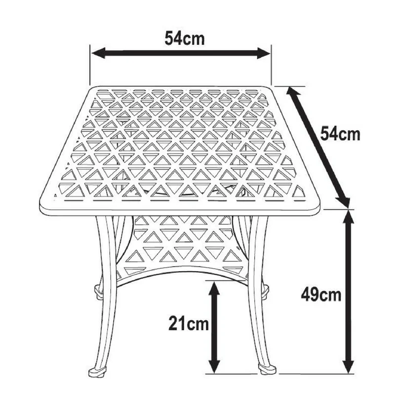 Sandra Table - Antique Bronze - Image 7