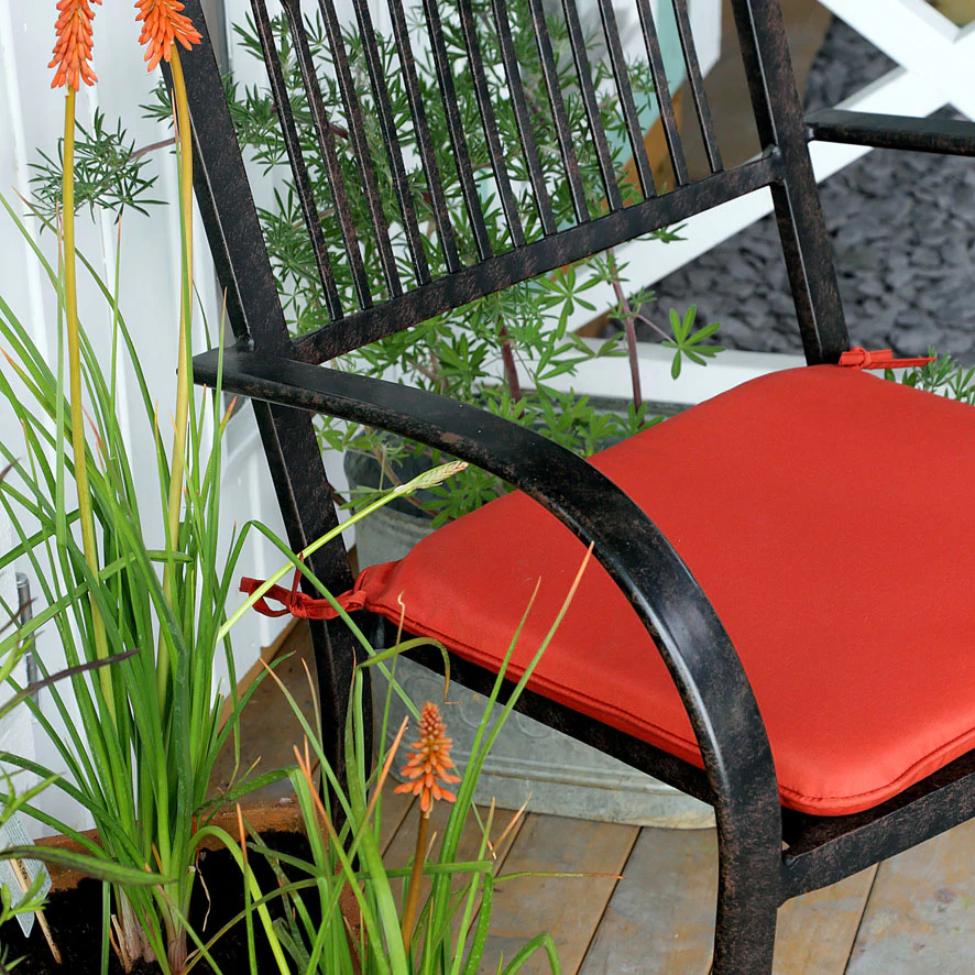 Seat Pad Cushion - Terracotta - Image 3