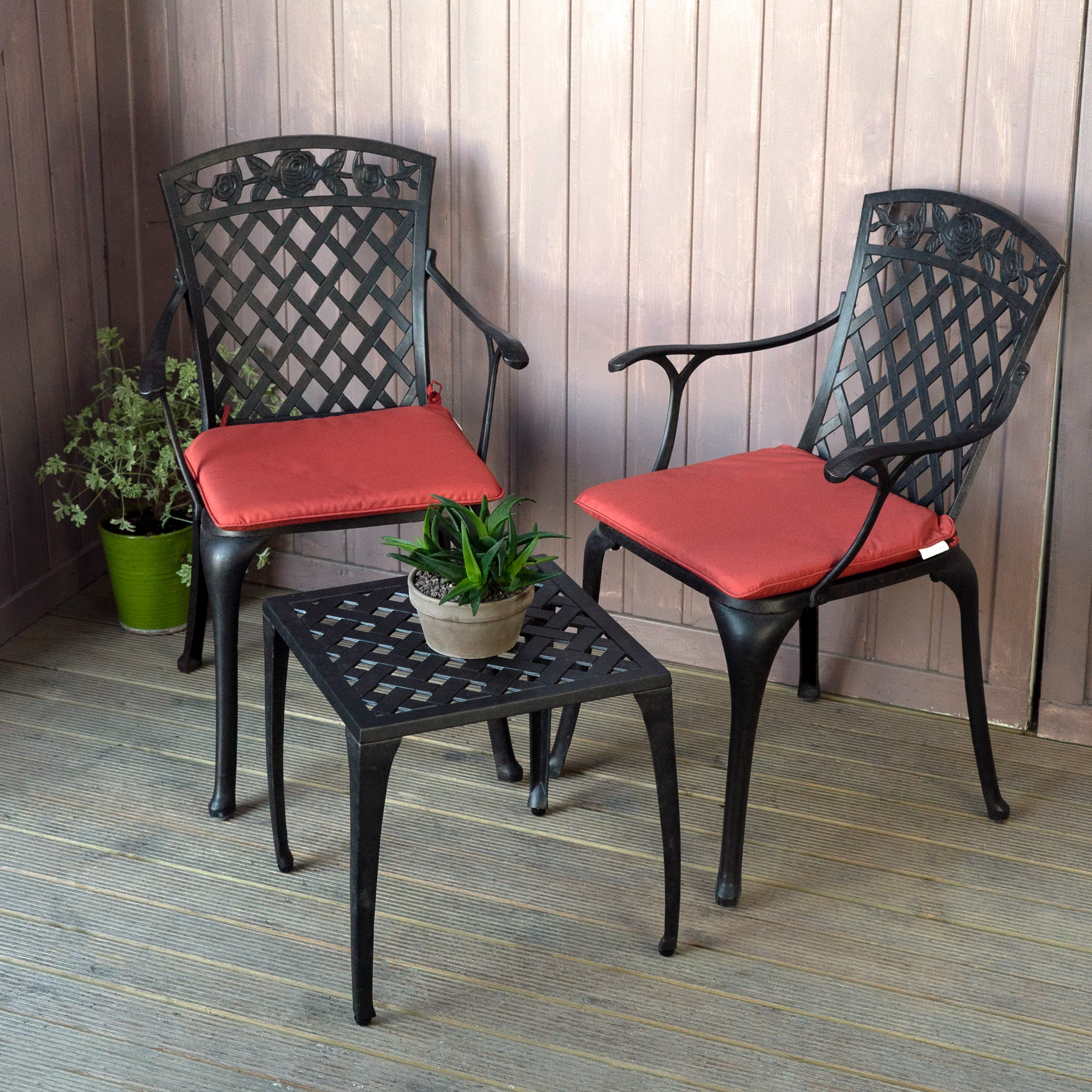 Seat Pad Cushion - Terracotta - Image 4