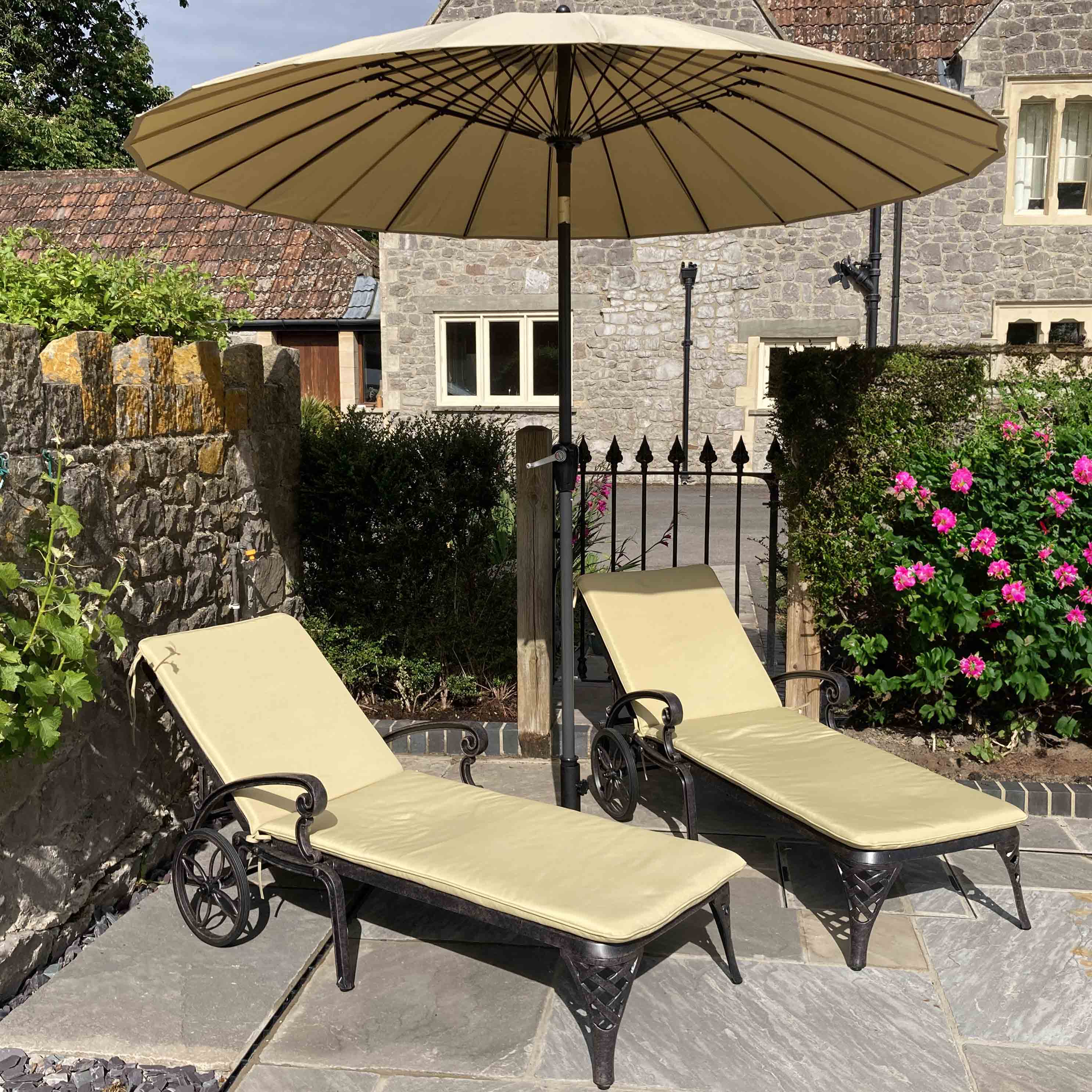 Stella Lounger Set - Antique Bronze - Image 2