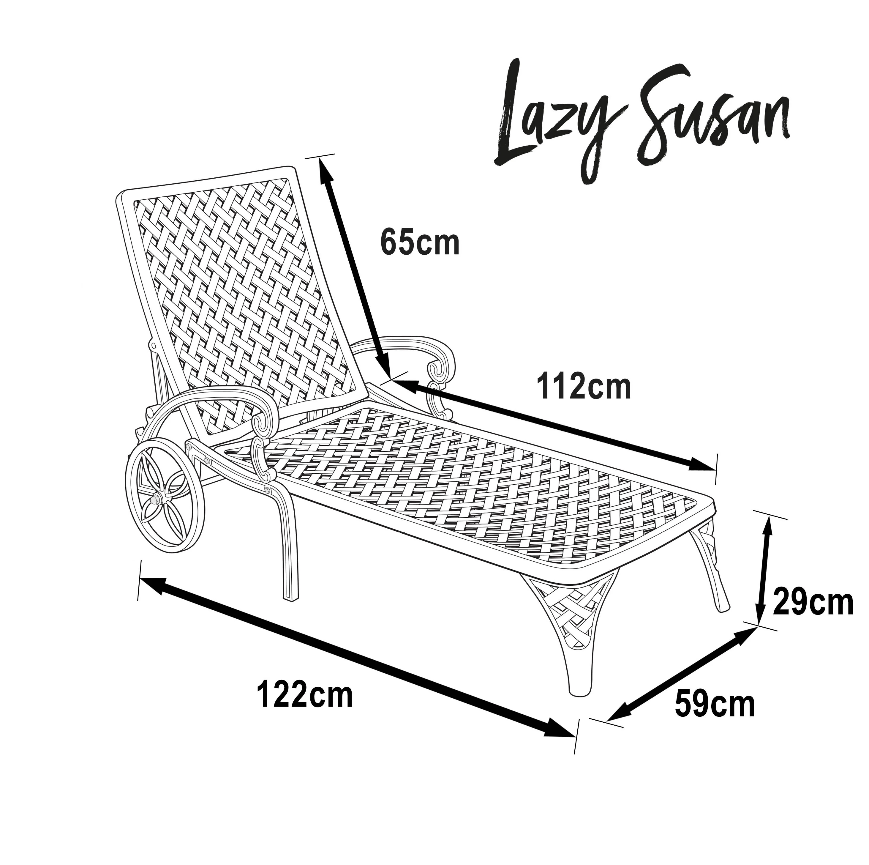 Stella Lounger Set - Slate - Image 6