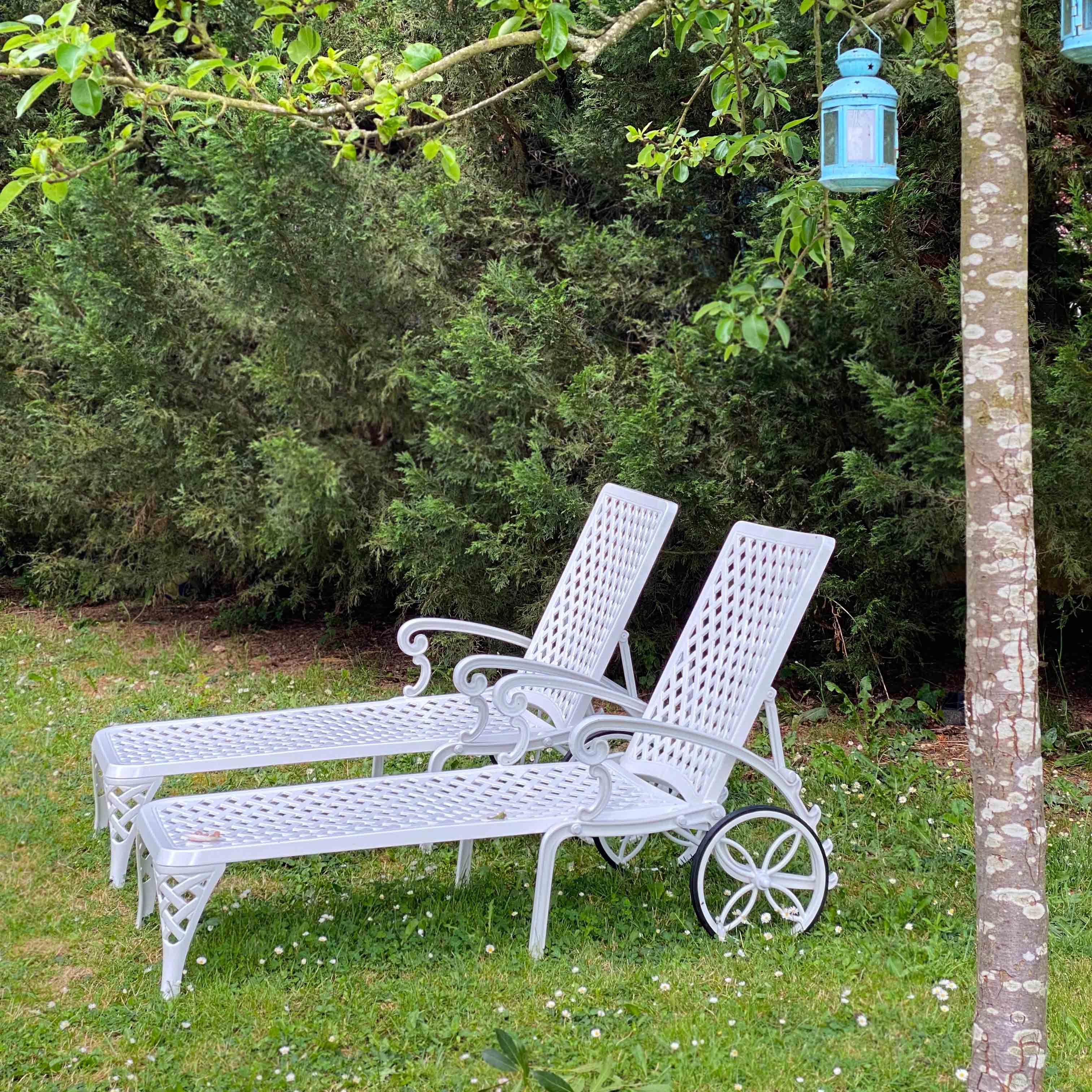 Stella Lounger Set - White - Image 4