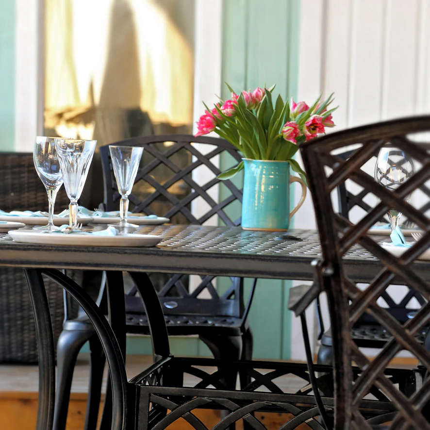 Tanya Table 8 Seater Set - Antique Bronze - Image 9