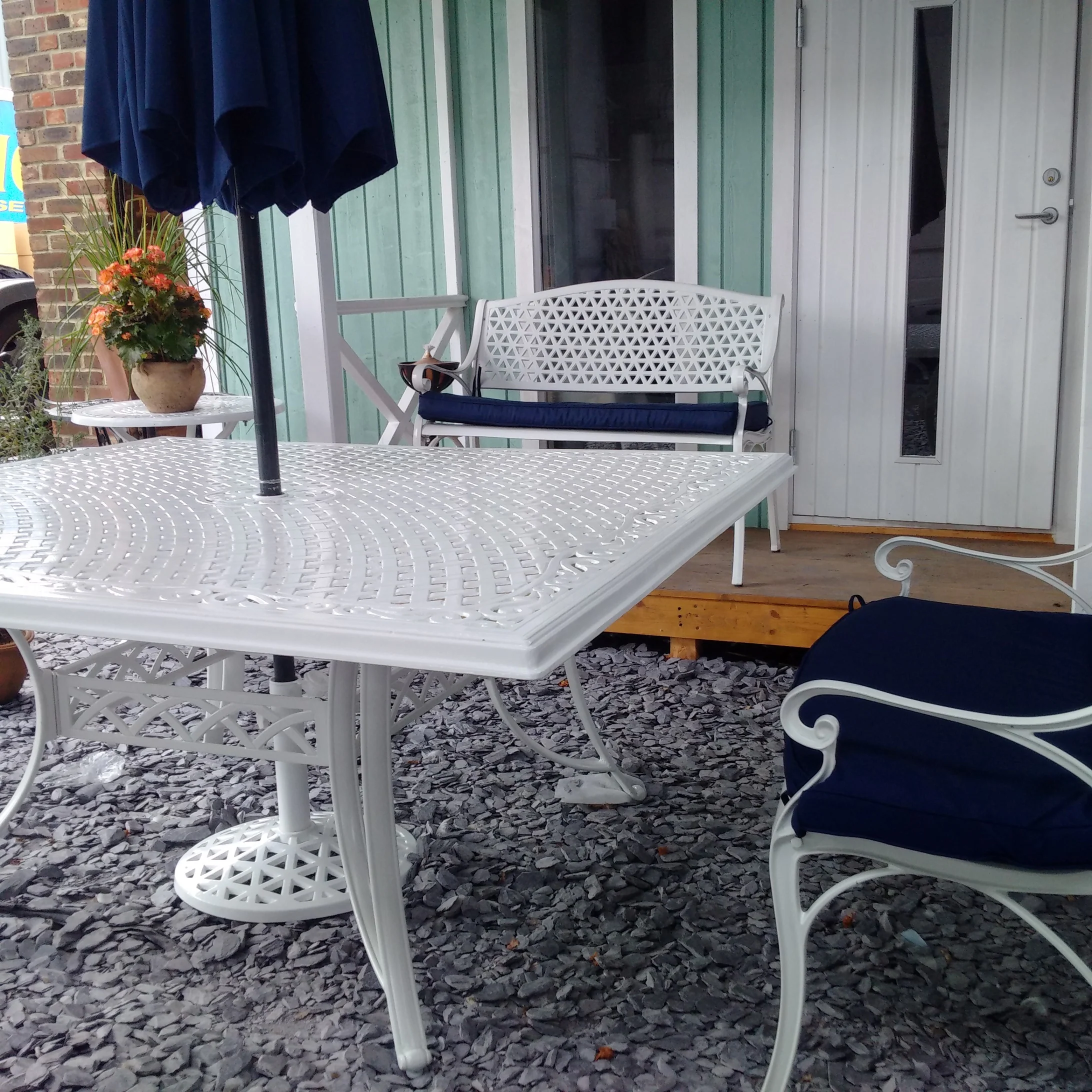 Tanya Table 8 Seater Set - White - Image 7