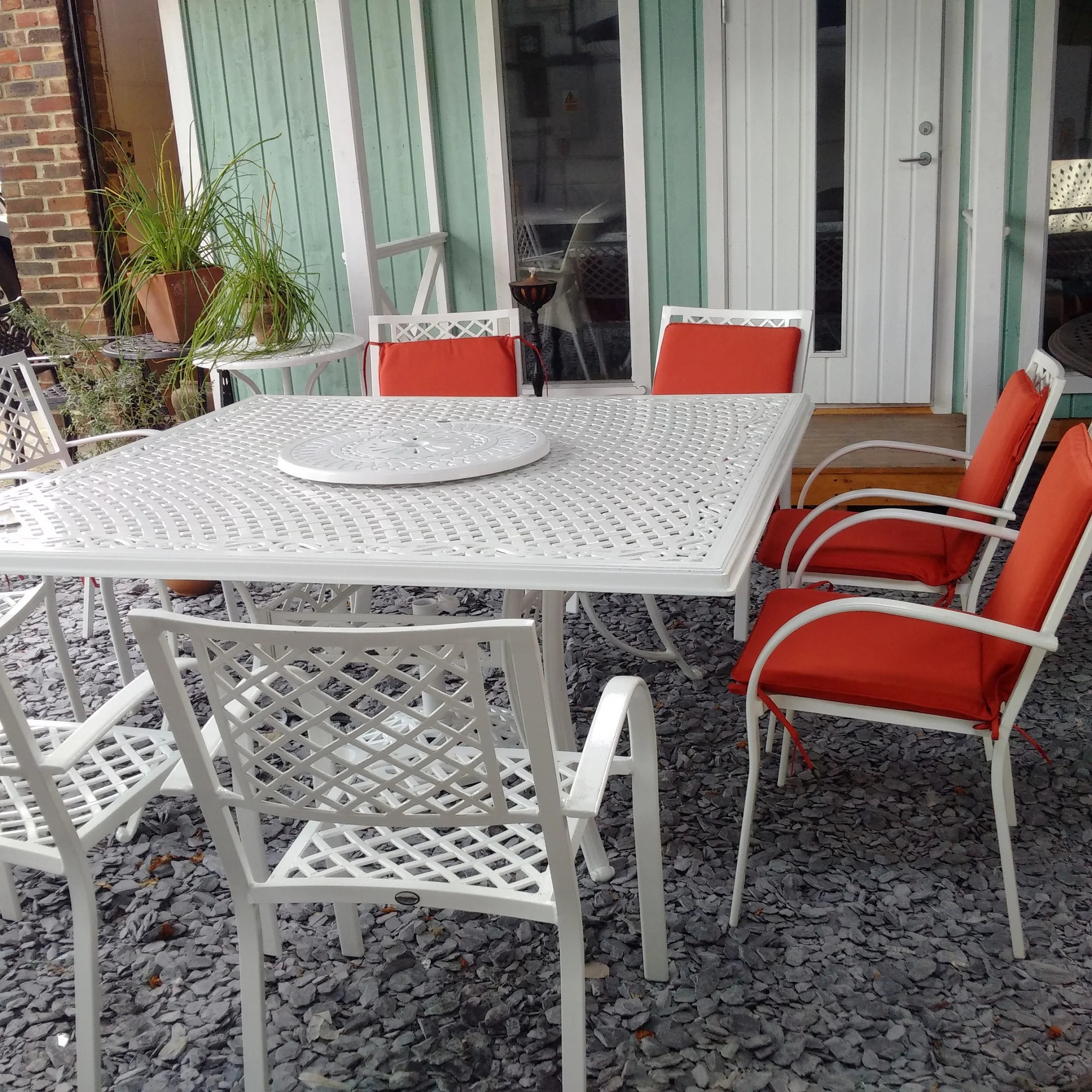 Tanya Table 8 Seater Set - White - Image 8