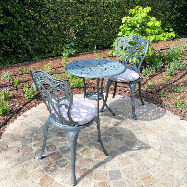Tulip Bistro 2 Seater Set - Slate - Image 5