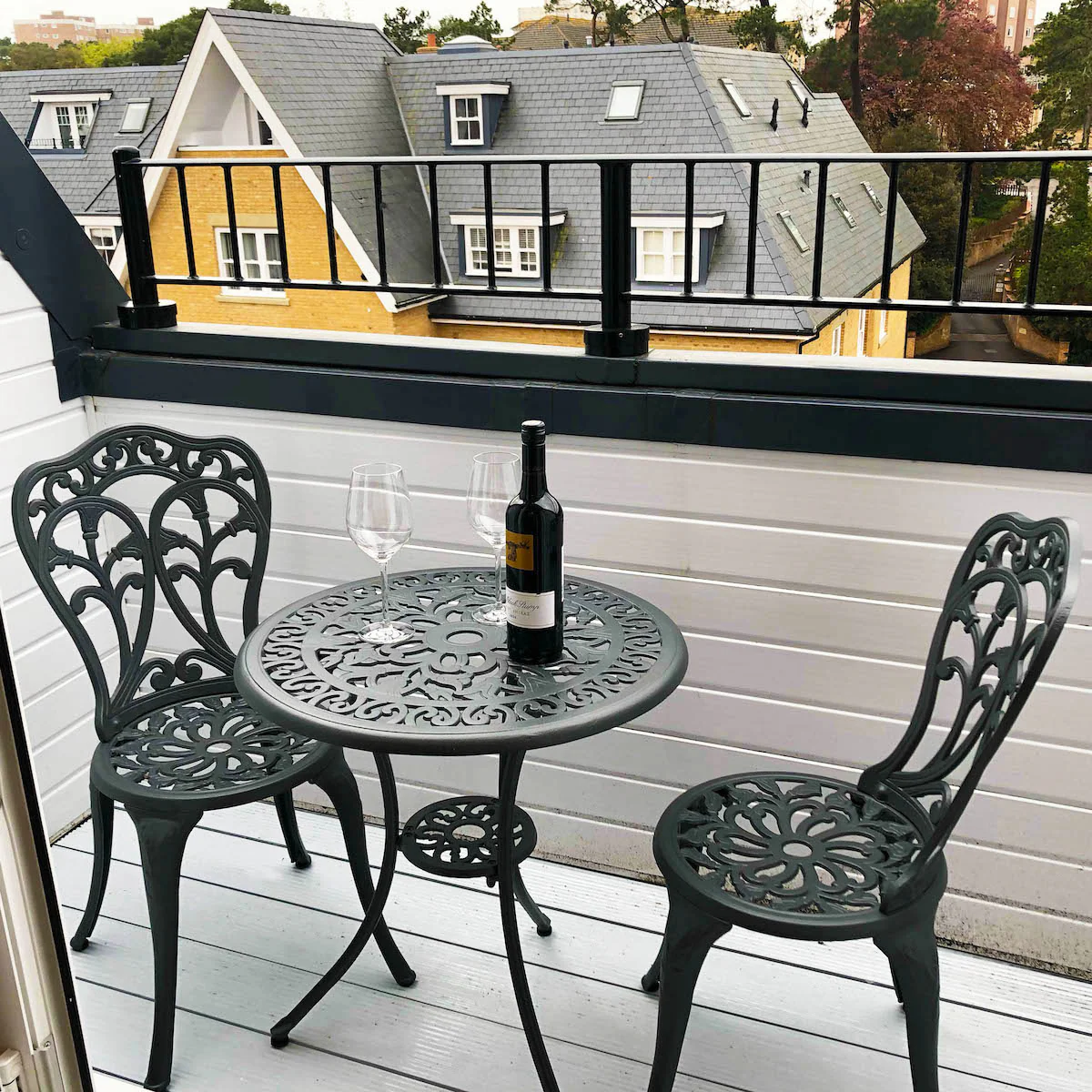 Tulip Bistro 2 Seater Set - Slate - Image 8