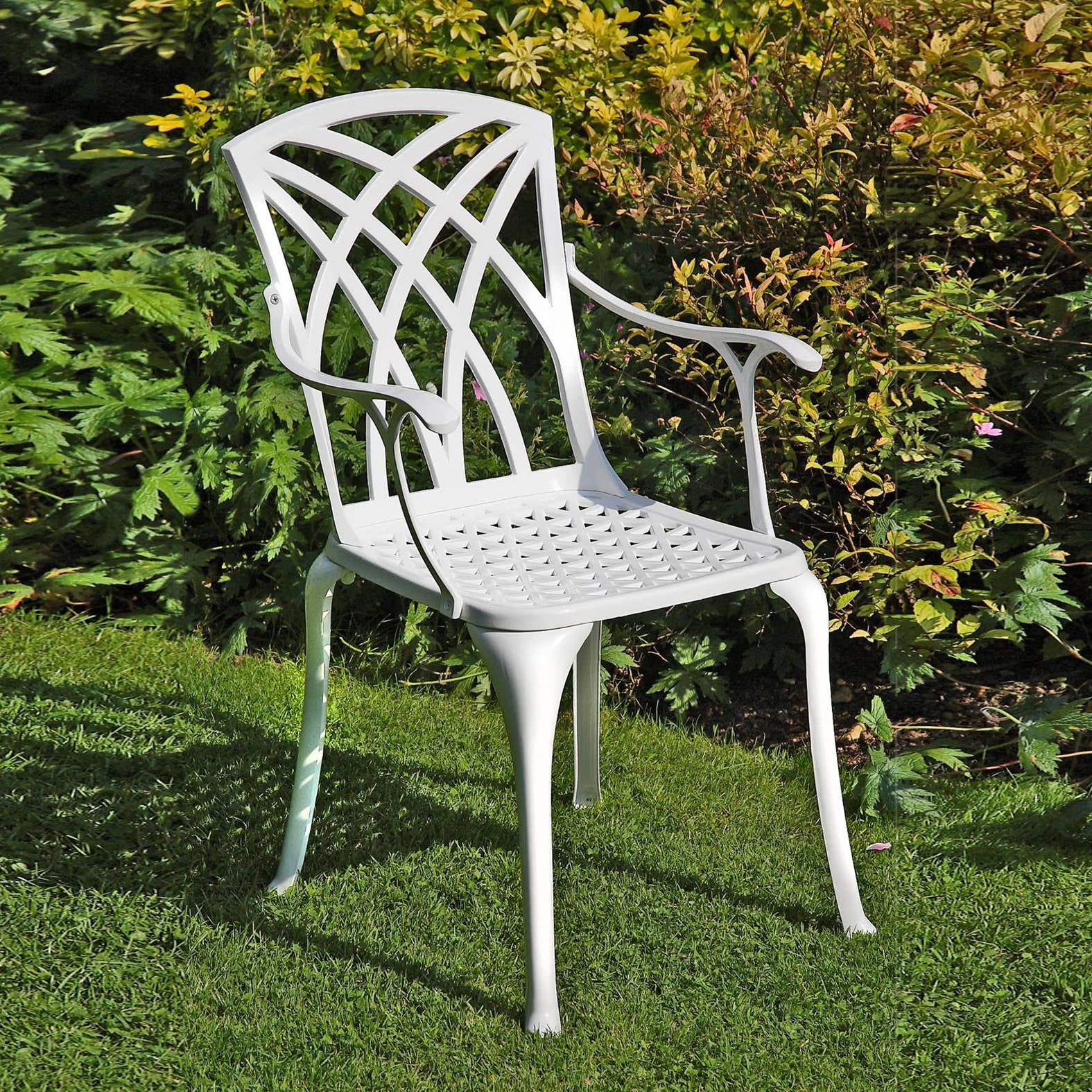 Tulip Bistro Table 2 Seater Set - White - Image 6