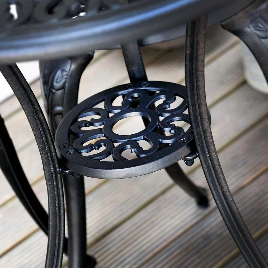 Tulip Bistro Table - Antique Bronze - Image 3