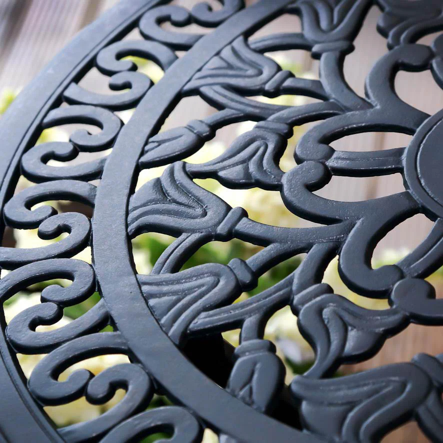 Tulip Bistro Table - Antique Bronze - Image 4