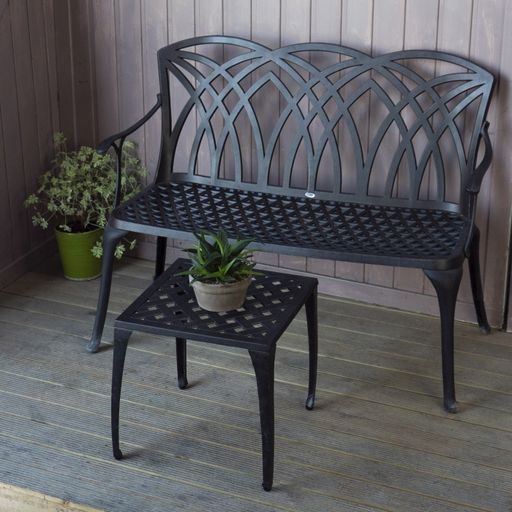Willow Table - Antique Bronze - Image 5